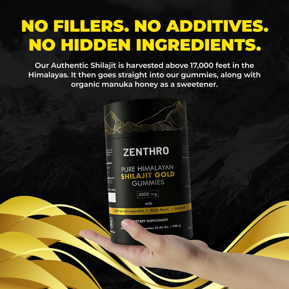 Zenthro™ Pure Shilajit Gummies